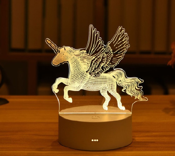 Win 1 of 3 Unicorn 3D Night Lights