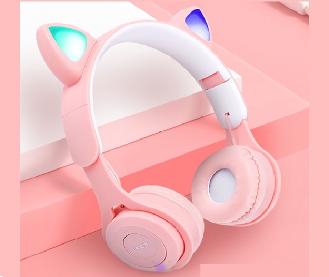 Win 1 of 2 Headphones with LED Cat Ears