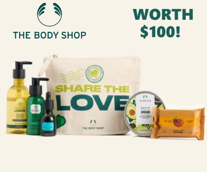 Win a $100 THE BODY SHOP Gift Package