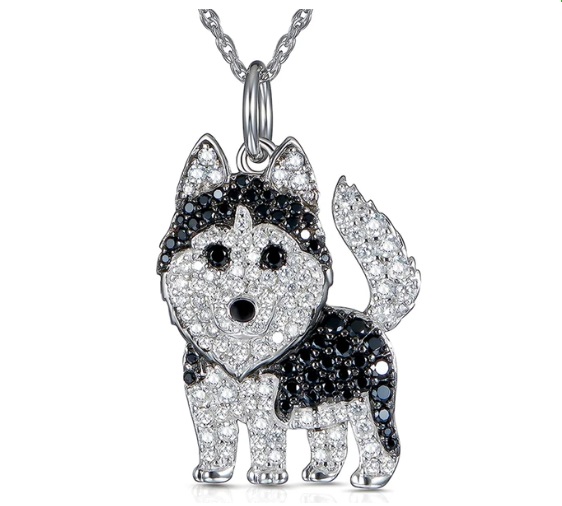 Win 1 of 4 CRYSTAL Dog Necklaces