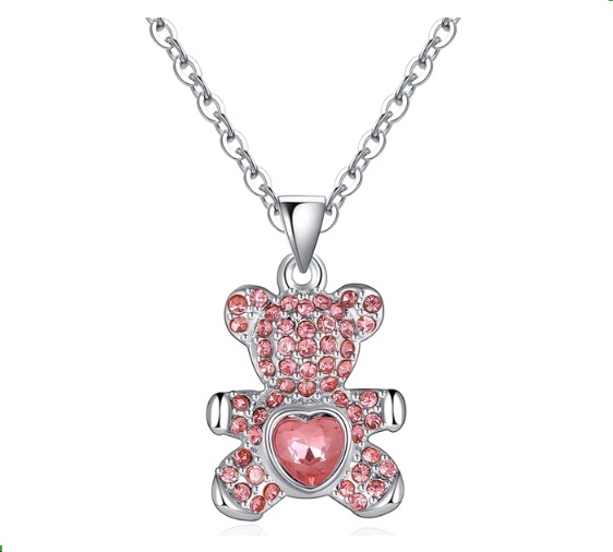 Win 1 of 3 CRYSTAL Bear Necklaces