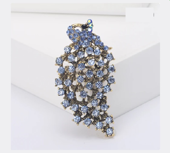Win 1 of 3 CRYSTAL Peacock Brooches