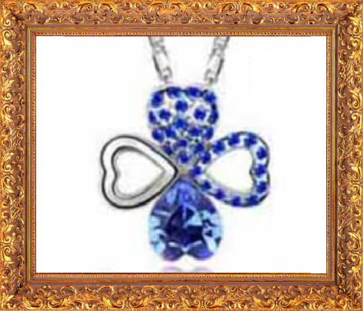 CRYSTAL CLOVER NECKLACE