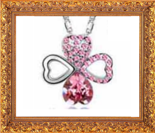 CRYSTAL CLOVER NECKLACE