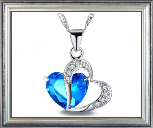 cRYSTAL Heart Necklace