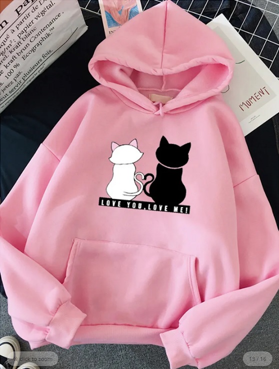 Cat Hoodie Sweatshirt