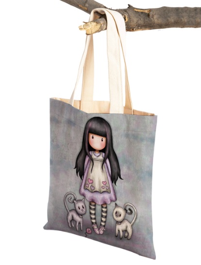 Anime Girl Tote Bag