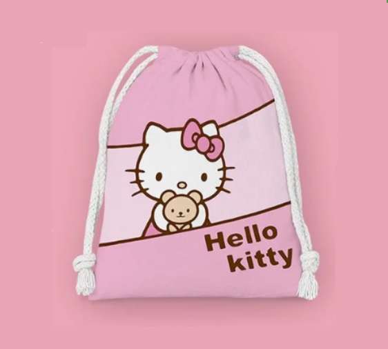 Hello Kitty Small Drawstring Bags