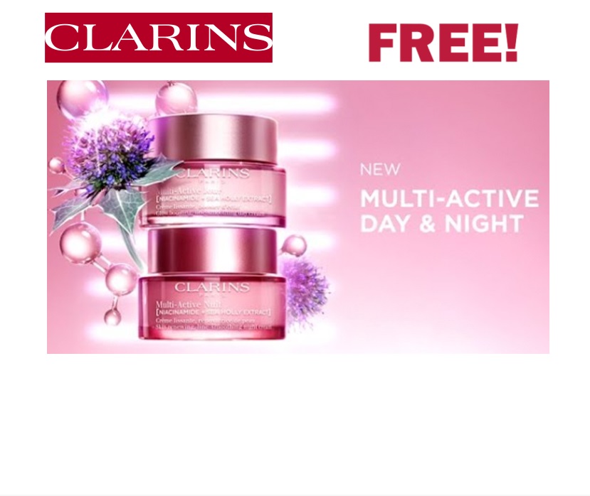 Possible FREE Clarin’s Mutli-Active Day and Night Cream