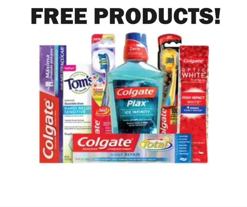 FREE Colgate, Palmolive, Fleecy Products & MORE!
