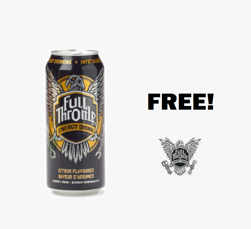 FREE Full Throttle Energy Drink! TODAY ONLY!