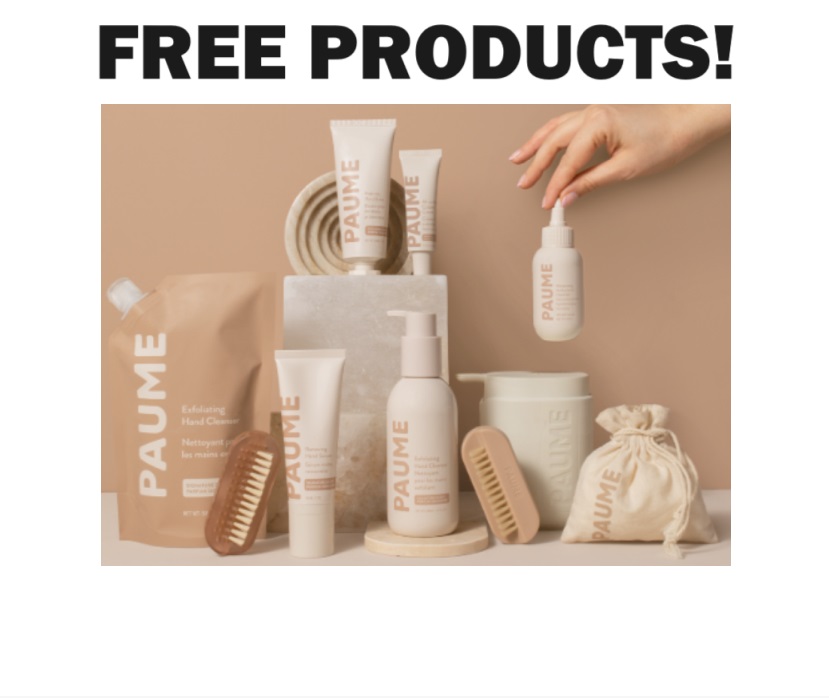 FREE Paume Luxury Hand Care Products