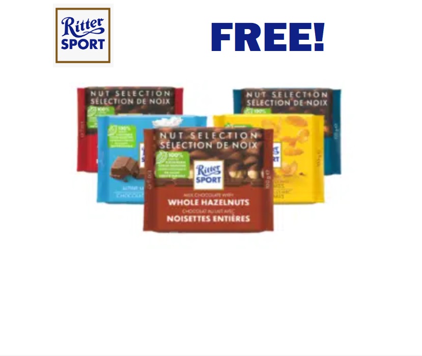 FREE Ritter Sport Chocolates