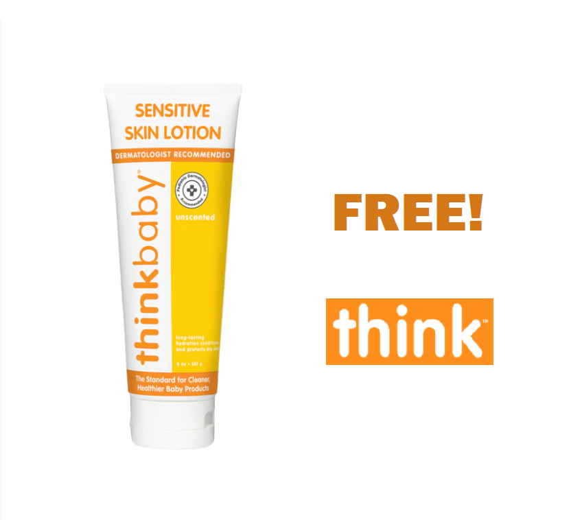 FREE ThinkBaby Sensitive Skin Lotion