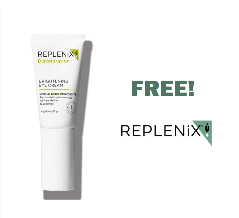 FREE Replenix Brightening Eye Cream.