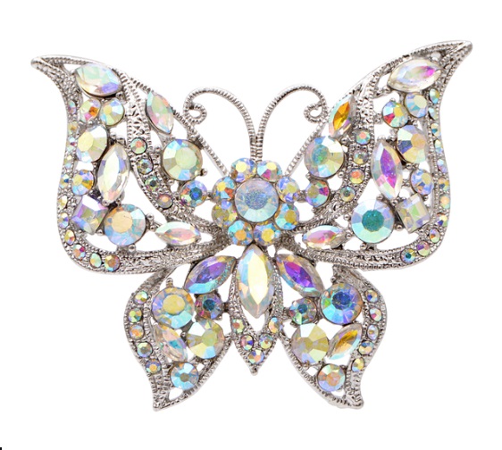 Win 1 of 5 CRYSTAL Buttefly Brooches