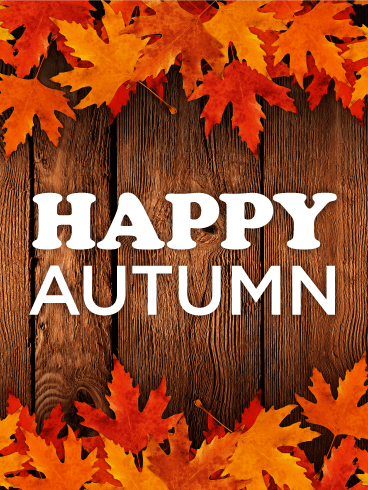 HAPPY AUTUMN!